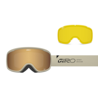 Gogle zimowe GIRO ROAM STONE STACKED (OTG) (Cylindryczne) (szyba AMBER GOLD 19-42% S2 + YELLOW 80-99% S0) (NEW 2025/2026)