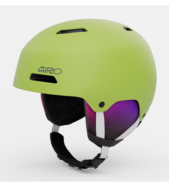 Kask zimowy juniorski GIRO CRUE matte fluorescent green roz. XS (48.5-52 cm) (NEW 2025/2026)