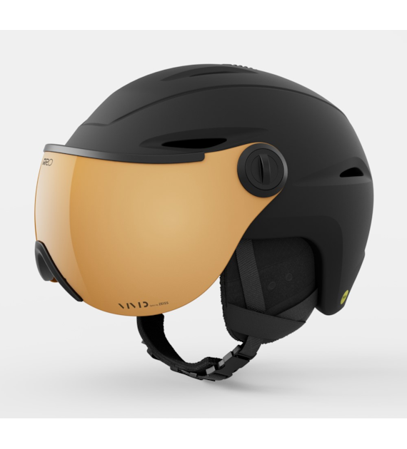 Kask zimowy GIRO ESSENCE MIPS matte black / VIVID copper roz. M (55.5-59 cm) (NEW 2025/2026)