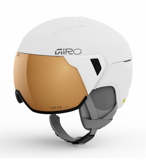 Kask zimowy GIRO ARIA SPHERICAL matte white / VIVID copper roz. M (55.5-59 cm) (NEW 2025/2026)