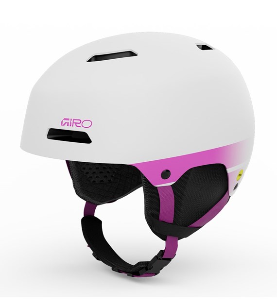 Kask zimowy GIRO LEDGE FS MIPS matte white pink roz. M (55.5-59 cm) (NEW 2025/2026)