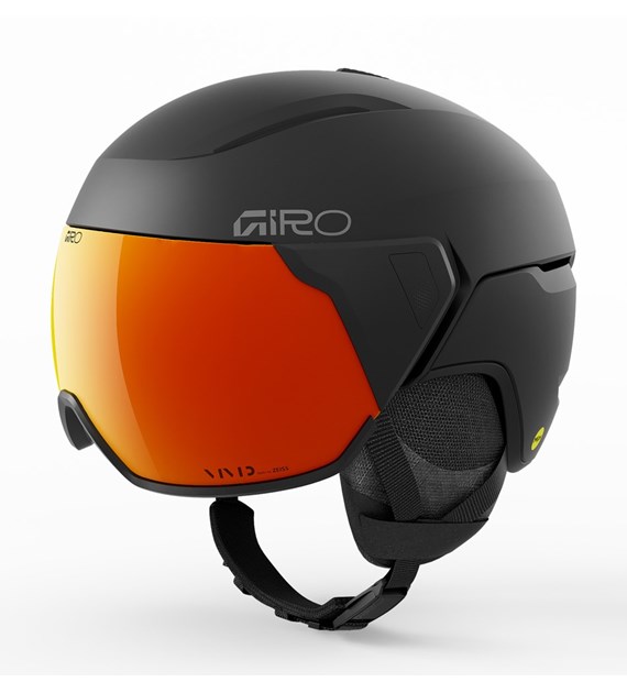 Kask zimowy GIRO ORBIT SPHERICAL matte black / VIVID ember roz. M (55.5-59 cm) (NEW 2025/2026)