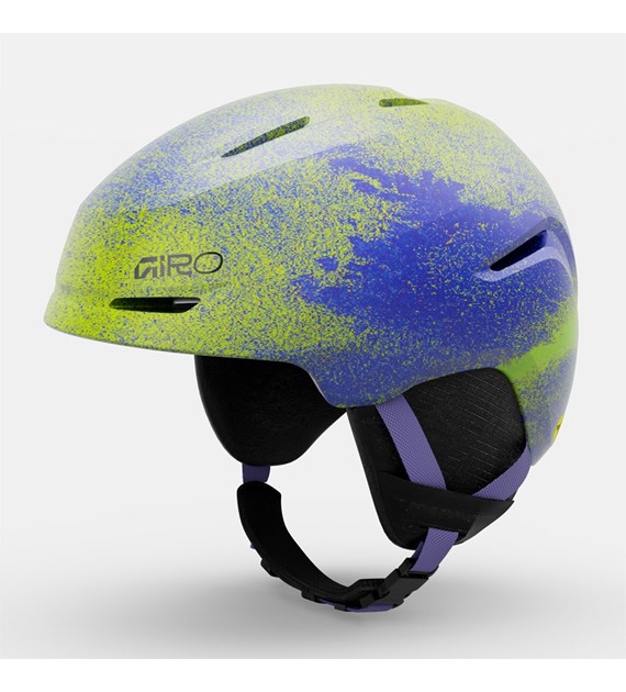 Kask zimowy juniorski GIRO SPUR MIPS matte fluorescent green mauve roz. S (52-55.5 cm) (NEW 2025/2026)