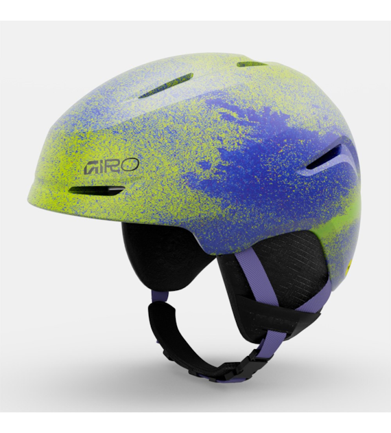 Kask zimowy juniorski GIRO SPUR MIPS matte fluorescent green mauve roz. S (52-55.5 cm) (NEW 2025/2026)
