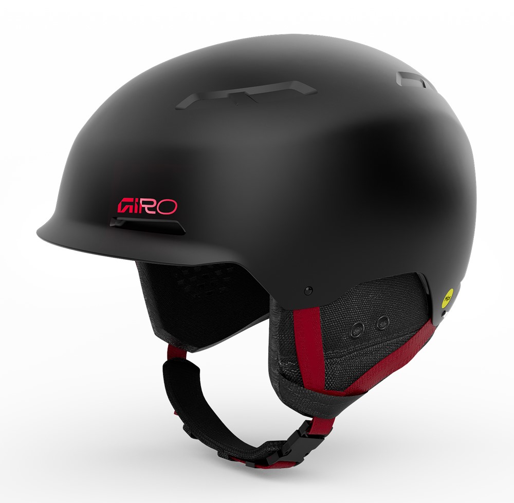 Kask zimowy GIRO TRIG MIPS matte black red roz. M (55.5-59 cm) (NEW 2025/2026)
