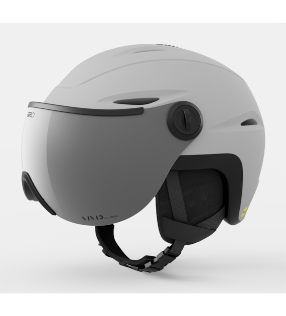 Kask zimowy GIRO VUE MIPS matte light grey / VIVID onyx roz. M (55.5-59 cm) (NEW 2025/2026)
