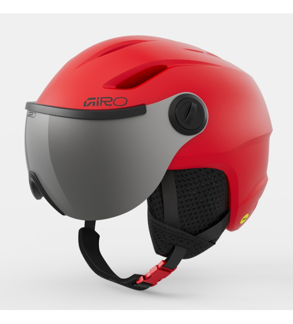 Kask zimowy juniorski GIRO BUZZ MIPS matte red roz. S (52-55.5 cm) (NEW 2025/2026)