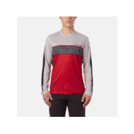 Koszulka męska GIRO ROUST JERSEY LS długi rękaw dark red 6 string roz. M (DWZ)