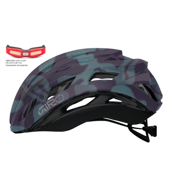 Kask szosowy GIRO HELIOS SPHERICAL matte dark purple spark roz. M (55-59 cm) (NEW)