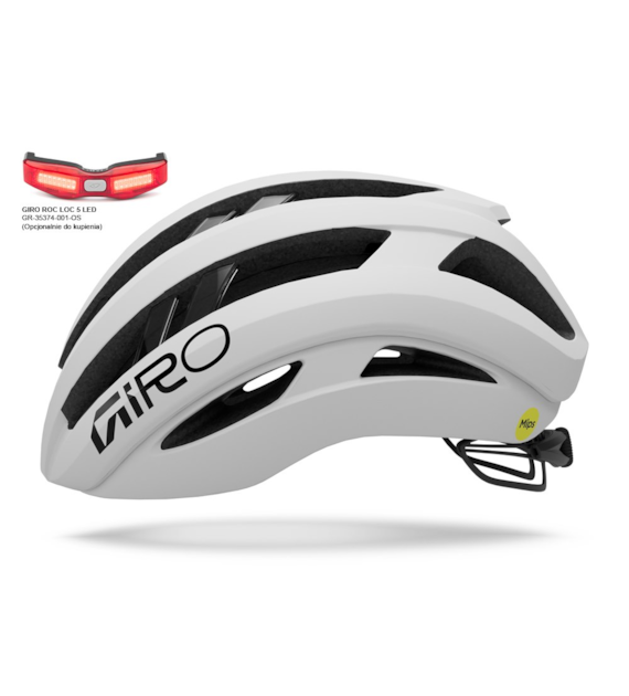Kask szosowy GIRO ARIES SPHERICAL matte white roz. L (59-63 cm) (NEW)
