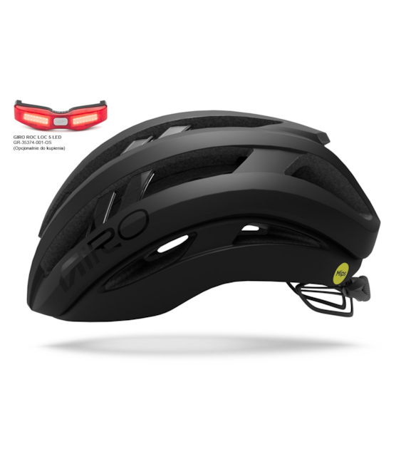 Kask szosowy GIRO ARIES SPHERICAL matte black/black roz. L (59-63 cm) (NEW)