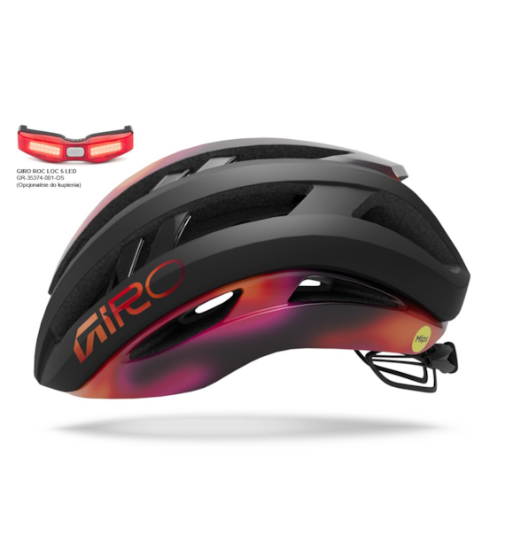 Kask szosowy GIRO ARIES SPHERICAL matte black/frequency orange roz. L (59-63 cm).