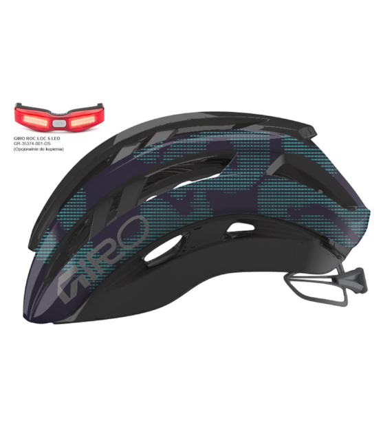 Kask szosowy GIRO ARIES SPHERICAL matte dark purple spark roz. L (59-63 cm) (NEW)
