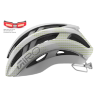 Kask szosowy GIRO ARIES SPHERICAL matte white hi viz green spark roz. L (59-63 cm) (NEW)
