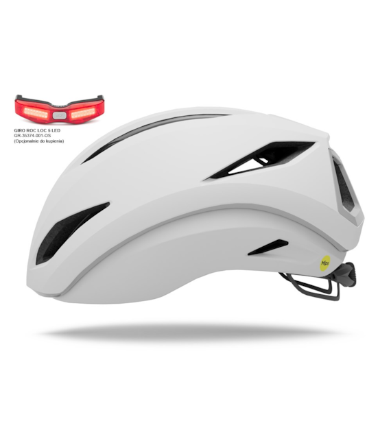 Kask szosowy GIRO ECLIPSE PRO SPHERICAL matte white roz. L (59-63 cm) (NEW)