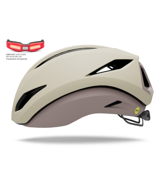 Kask szosowy GIRO ECLIPSE PRO SPHERICAL matte stone roz. M (55-59 cm) (NEW).