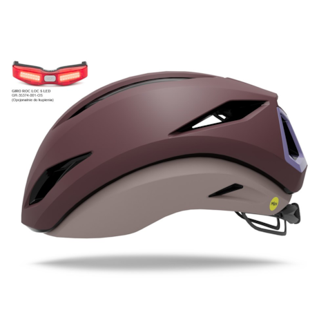 Kask szosowy GIRO ECLIPSE PRO SPHERICAL matte dark maroon (NEW)