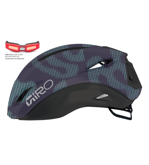 Kask szosowy GIRO ECLIPSE PRO SPHERICAL matte dark purple spark roz. L (59-63 cm) (NEW)
