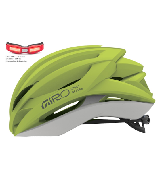 Kask szosowy GIRO SYNTAX MIPS matte hi viz green/cream roz. L (59-63 cm) (NEW)