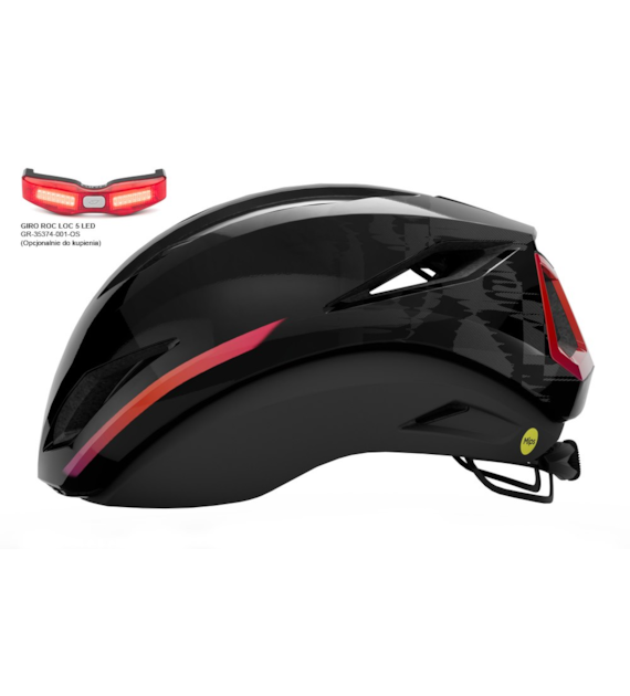 Kask szosowy GIRO ECLIPSE PRO SPHERICAL matte gloss sunset roz. M (55-59 cm) (NEW)