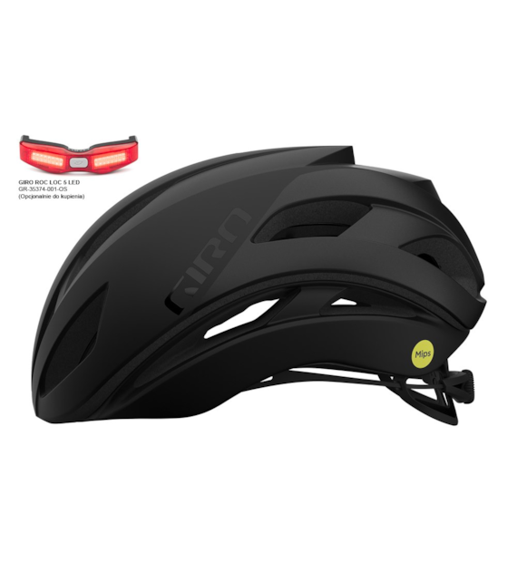 Kask szosowy GIRO ECLIPSE SPHERICAL matte black gloss black roz. S (51-55 cm).