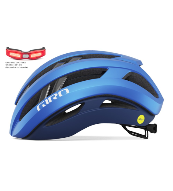 Kask szosowy GIRO ARIES SPHERICAL matte ano blue roz. S (51-55 cm). (WYPRZEDAŻ -50%)