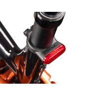 Lampka tylna do e-bike LUPINE C14 45 Lumenów, Fabryczne wyjście pod Shimano, Zintegrowana z zaciskiem sztycy, Czujnik hamowania, Średnica obejmy 34.9mm (NEW)