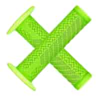 Chwyty kierownicy LIZARDSKINS Single Compound CHARGER EVO with Flange - Green (DWZ)