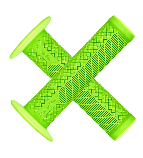 Chwyty kierownicy LIZARDSKINS Single Compound CHARGER EVO with Flange - Green (DWZ)