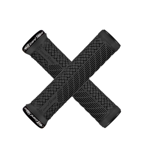 Chwyty kierownicy LIZARDSKINS CHARGER EVO LOCK-ON klamry czarne (NEW)