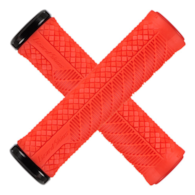 Chwyty kierownicy LIZARDSKINS CHARGER EVO LOCK-ON klamry fire red (NEW)