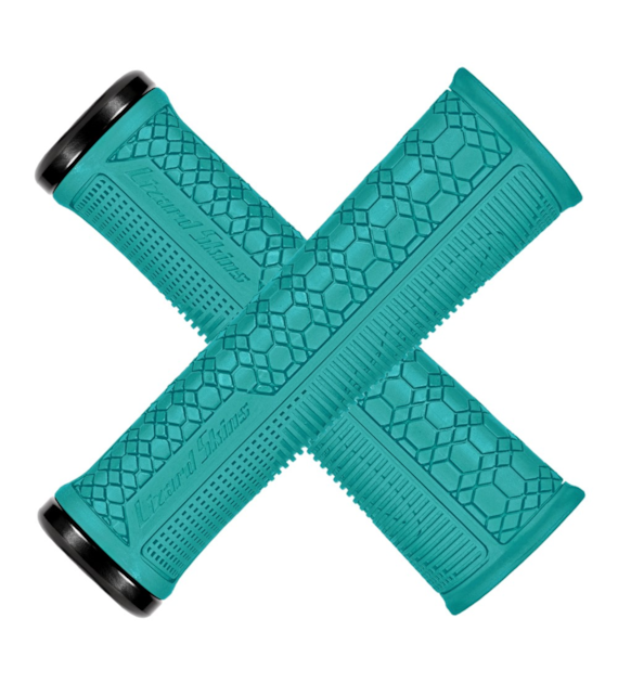 Chwyty kierownicy LIZARDSKINS Single-Clamp Lock-On GRADIENT 36.5mm 136mm 115g - Teal (NEW 2025)