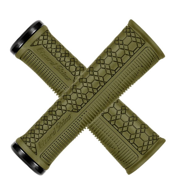Chwyty kierownicy LIZARDSKINS Single-Clamp Lock-On GRADIENT 36.5mm 136mm 115g - Olive Green (NEW 2025)