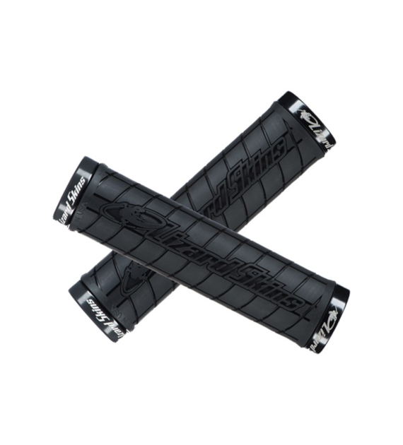 Chwyty kierownicy LIZARDSKINS Dual-Clamp Lock-On LOGO - Black (NEW)