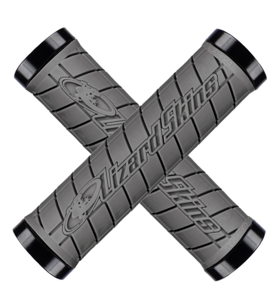Chwyty kierownicy LIZARDSKINS Dual-Clamp Lock-On LOGO - Graphite (NEW)