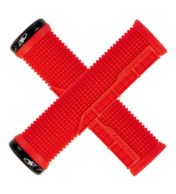 Chwyty kierownicy LIZARDSKINS MACHINE LOCK-ON klamry candy red (NEW)