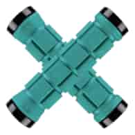 Chwyty kierownicy LIZARDSKINS Dual-Clamp Lock-On NORTHSHORE - Teal (DWZ)