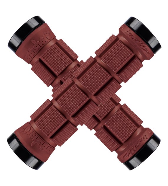 Chwyty kierownicy LIZARDSKINS Dual-Clamp Lock-On NORTHSHORE - Deep Red (NEW)