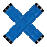 Chwyty kierownicy LIZARDSKINS Dual-Clamp Lock-On OURY - Blue (DWZ)