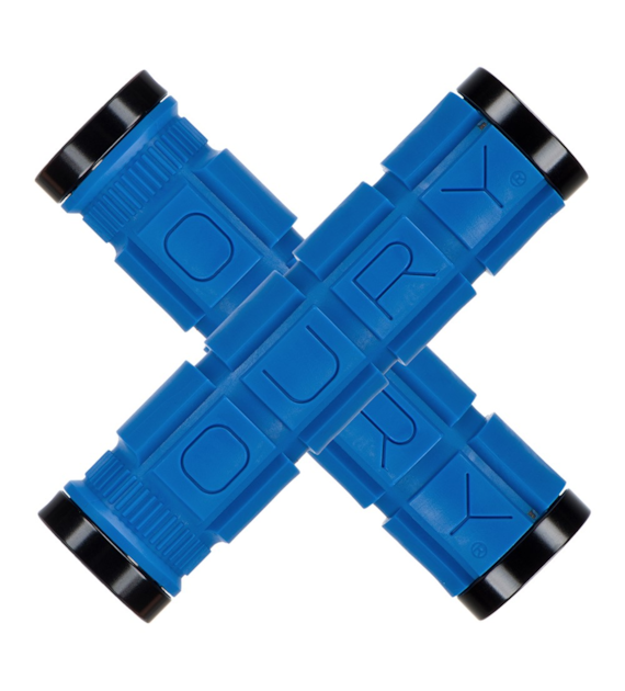 Chwyty kierownicy LIZARDSKINS Dual-Clamp Lock-On OURY - Blue (DWZ)