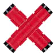 Chwyty kierownicy LIZARDSKINS Dual-Clamp Lock-On OURY - Red (NEW)