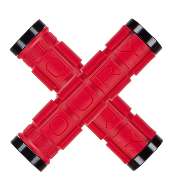 Chwyty kierownicy LIZARDSKINS Dual-Clamp Lock-On OURY - Red (NEW)