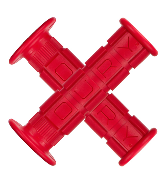 Chwyty kierownicy LIZARDSKINS Single Compound OURY w/ Flange - Red (NEW)