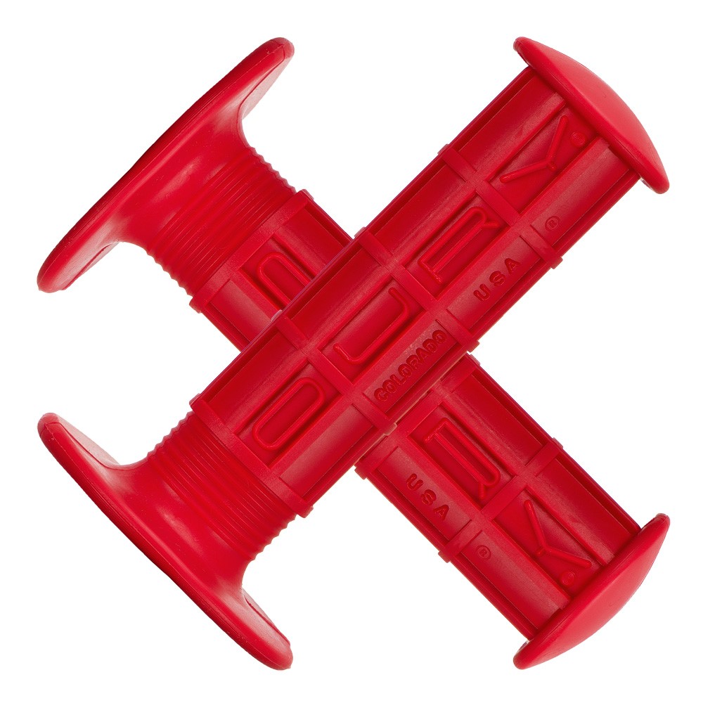 Chwyty kierownicy LIZARDSKINS Single Compound WAFFLE w/ Flange - Red (NEW)