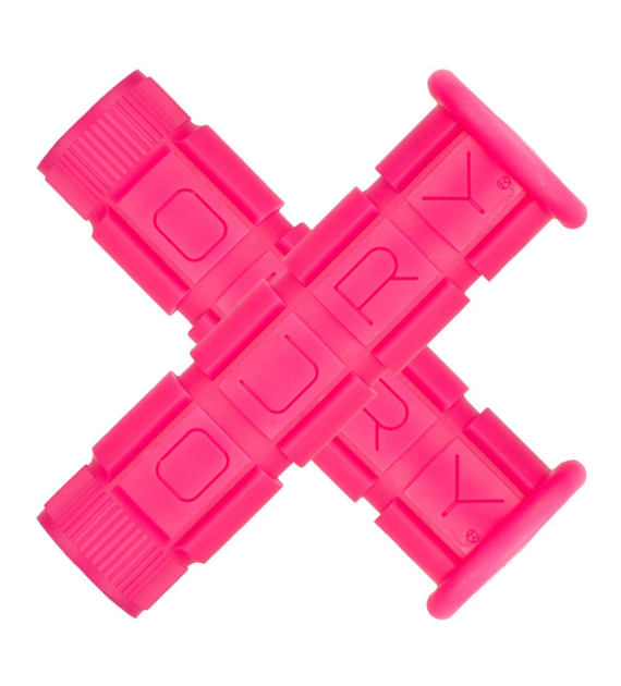 Chwyty kierownicy LIZARDSKINS Single Compound OURY - Neon Pink (NEW)