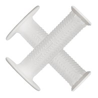Chwyty kierownicy LIZARDSKINS Single Compound PYRAMID MX - White (NEW 2024)