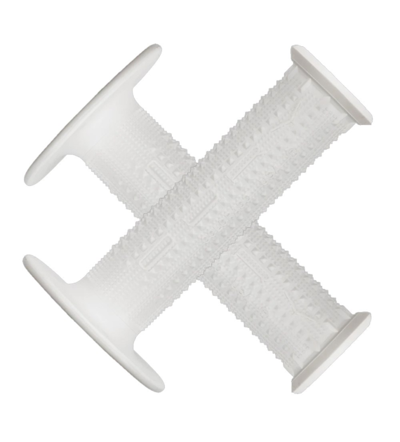 Chwyty kierownicy LIZARDSKINS Single Compound PYRAMID MX - White (NEW 2024)
