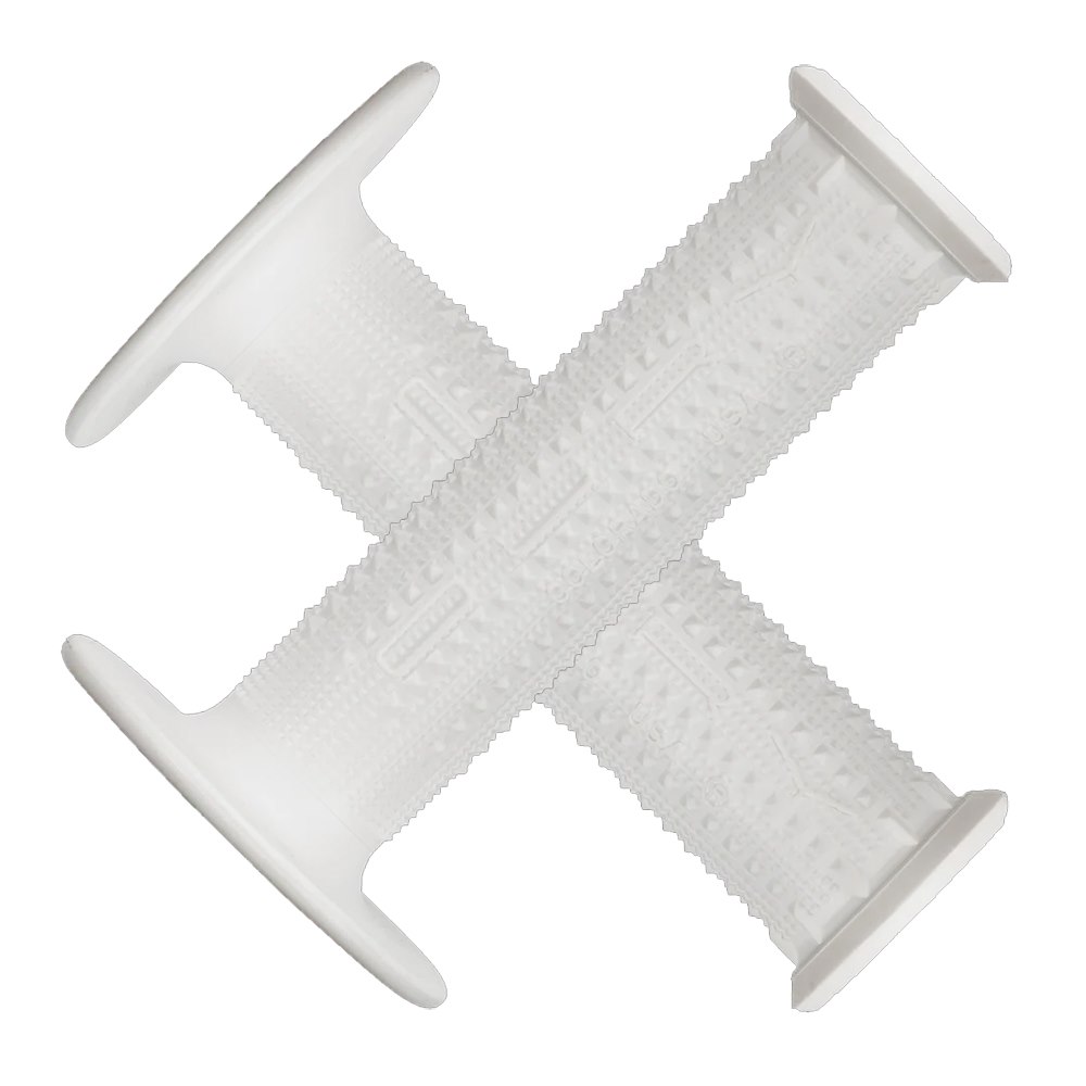 Chwyty kierownicy LIZARDSKINS Single Compound PYRAMID MX - White (NEW 2024)