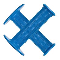 Chwyty kierownicy LIZARDSKINS Single Compound PYRAMID MX - Blue (NEW 2024)