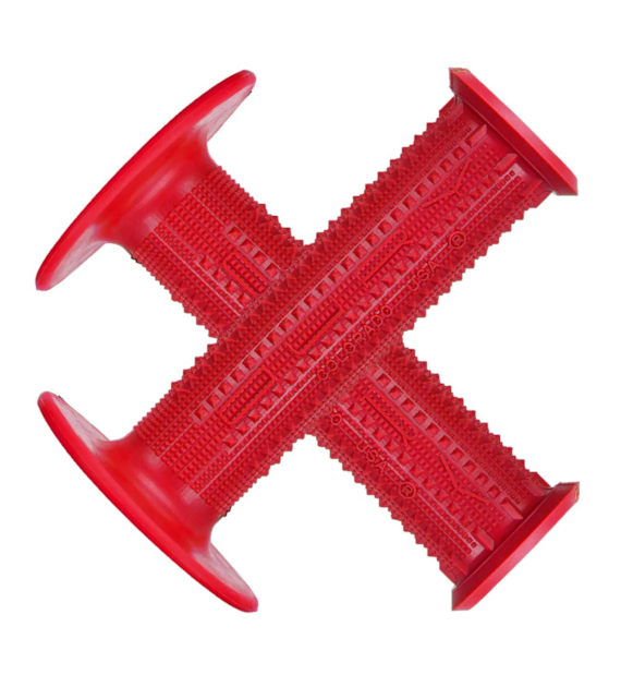 Chwyty kierownicy LIZARDSKINS Single Compound PYRAMID MX - Red (NEW 2024)